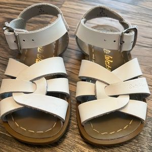 White Salt Water Sandals